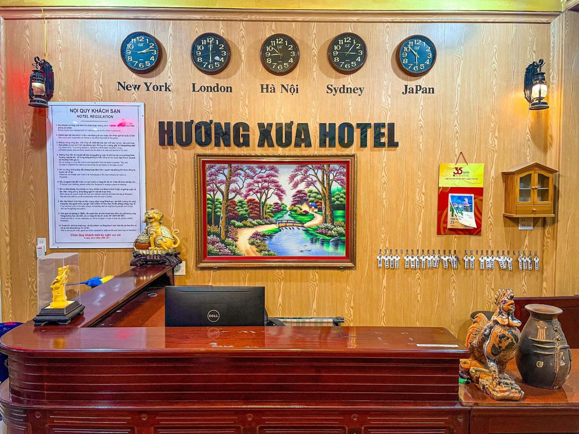 Khach San Huong Xua 호텔 하티엔 외부 사진